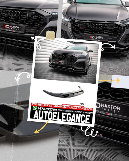 SPLITTER ANTERIORE ADATTO PER V.1 AUDI RSQ8 MK1  (2019 - )