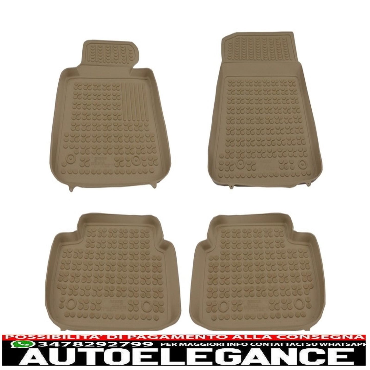 Beige rubber mat suitable for bmw 3 series e46 e90 e91 sedan touring