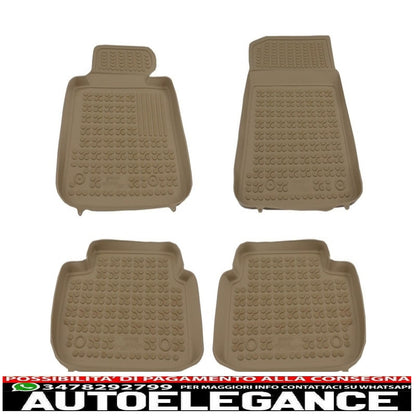 Beige rubber mat suitable for bmw 3 series e46 e90 e91 sedan touring