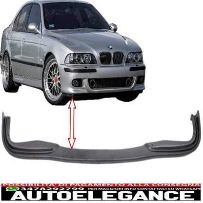Front bumper spoiler suitable for bmw e39 5 series (1995-2003) h design 