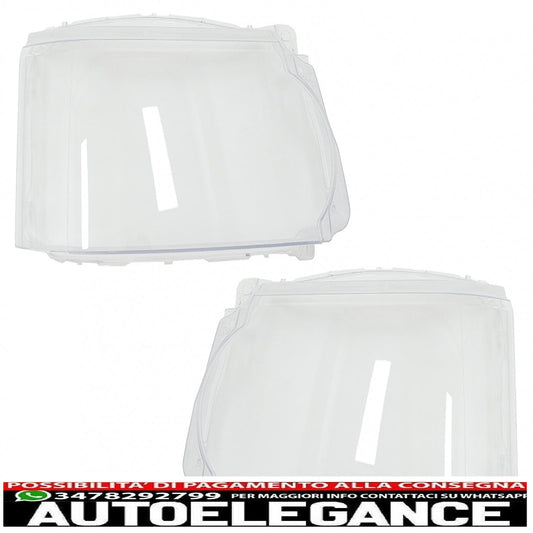 occhiali con lenti per fari adatti per Land Range Rover Sport L320 Facelift (2009-2013) ottica in vetro trasparente