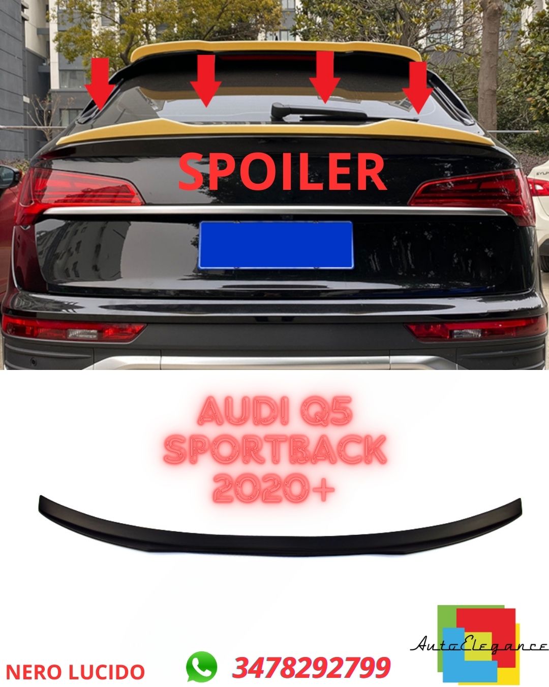 ✨SPOILER SUITABLE FOR AUDI Q5 Sportback 2020+✨