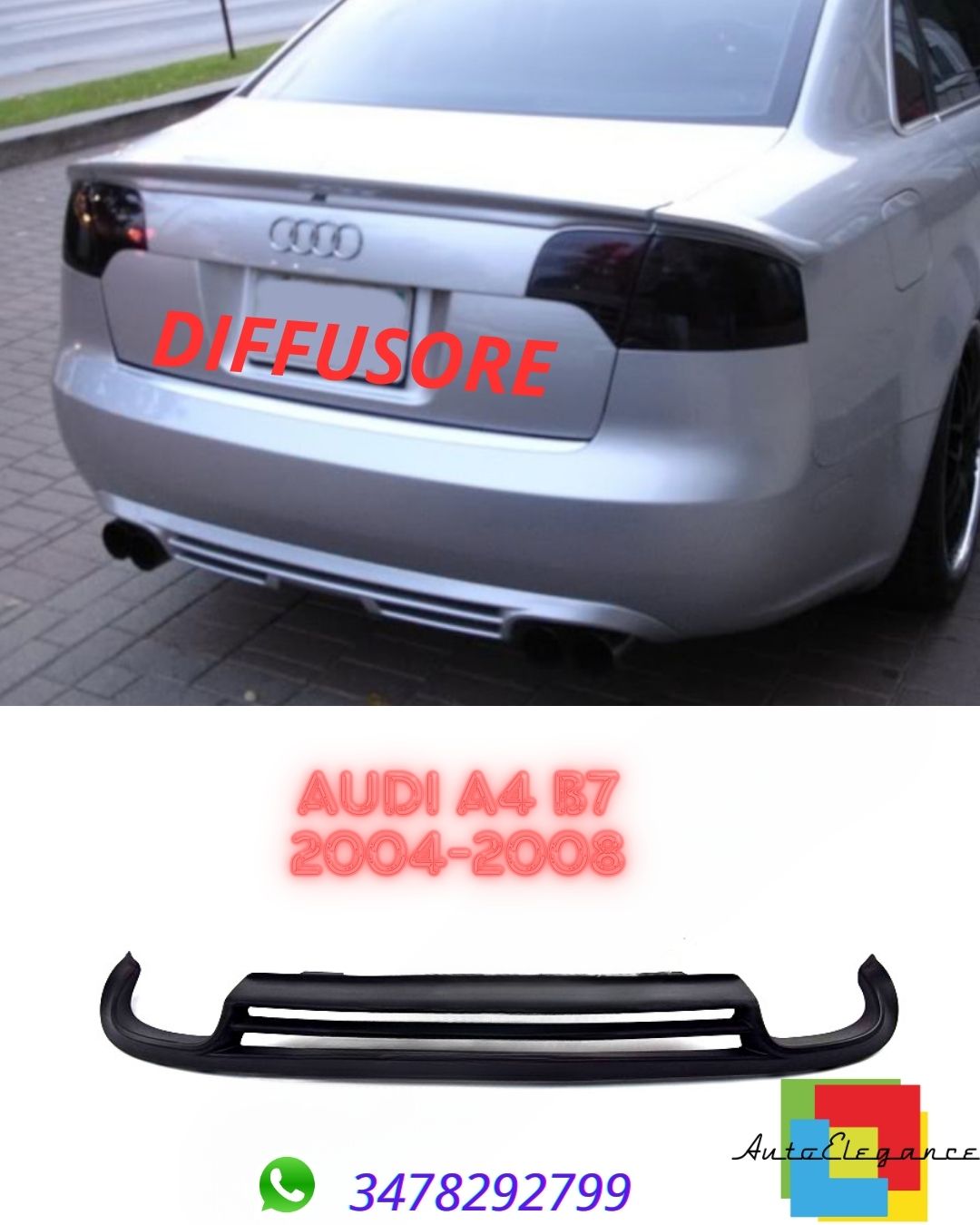 ✨✨DIFFUSER SUITABLE FOR Audi A4 B7 2004-2008✨✨ 