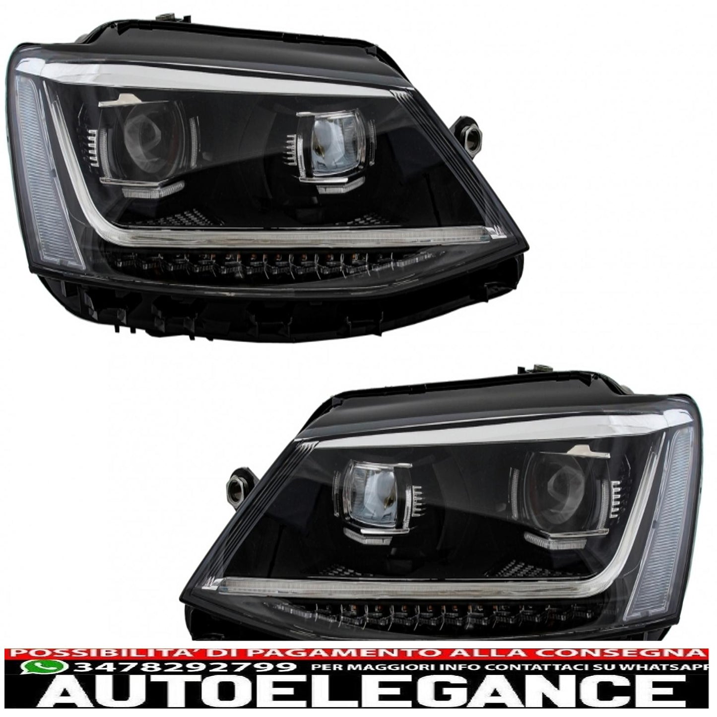 led drl headlights suitable for vw jetta mk6 vi (2011-2017) dynamic turn signals xenon matrix design 