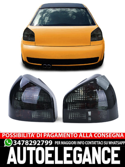 Fanali posteriori fumè nero aftermarket compatibile con Audi A3 8L 96-03