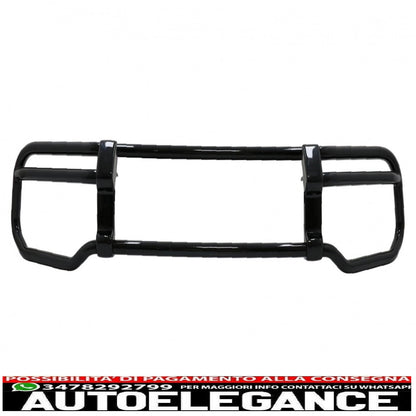Bullbar protection suitable for mercedes g-class facelift w463 w464 g63 (2018-up) stainless steel piano black