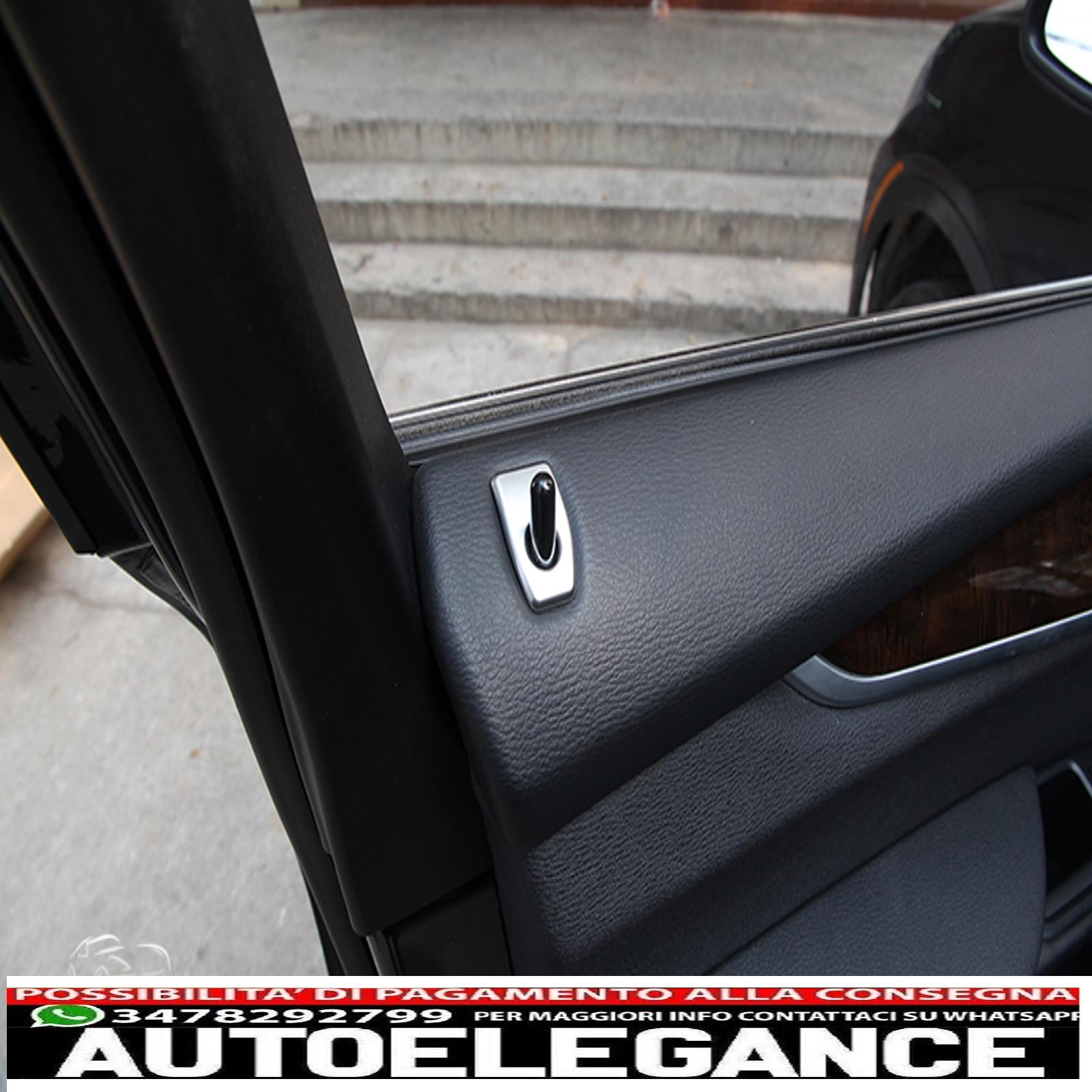 chiusura porta anelli tuning cromo opaco per bmw x5 f15 x6 f16-mostra il titolo originaletesto originaletürverriegelung ringe tuning chrom matt für bmw x5 f15 x6 f16 AUTOELEGANCERICAMBI