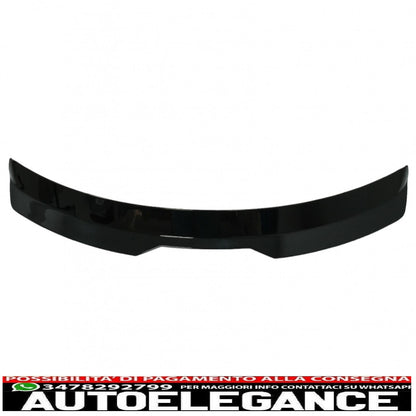 aggiungi l'estensione dell'ala dello spoiler sul tetto adatta per vw polo aw mk6 (2017-up) pianoforte nero AUTOELEGANCERICAMBI