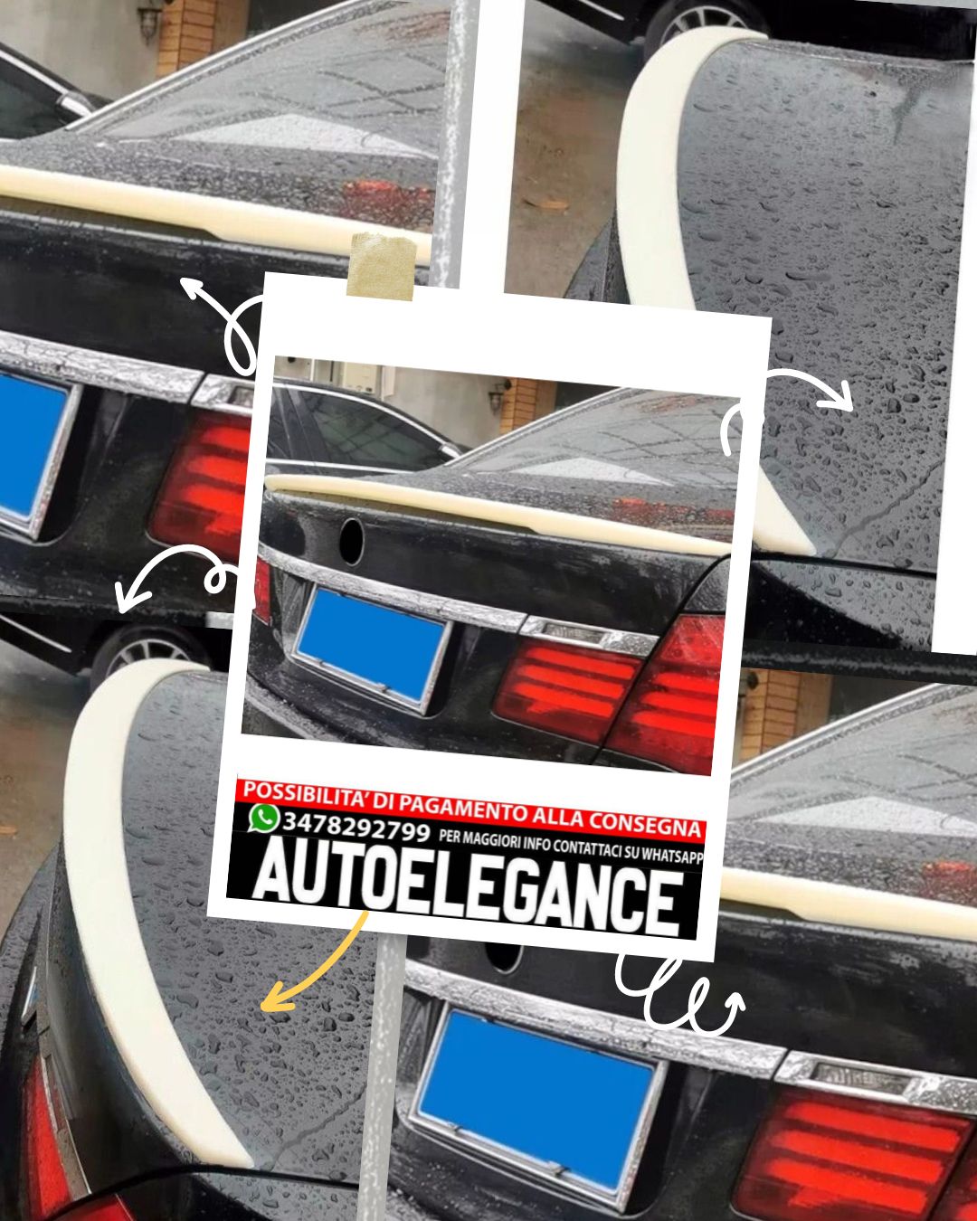 SPOILER suitable for BMW 7 F01 2008-2015