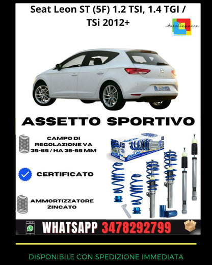 🔥Assetto sportivo adatto per Seat Leon ST (5F) 1.2 TSI, 1.4 TGI / TSi 2012+🔥