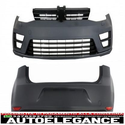 body kit suitable for vw golf vii 7 (2013-2017) r-line design without pdc