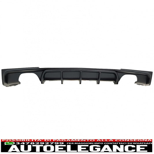 paraurti posteriore spoiler mantovana diffusore doppia uscita adatto per bmw serie 3 f30 f31 (2011-2019) limousine touring m design