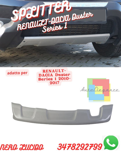 ⭐DIFFUSORE PER RENAULT-DACIA Duster Series 1 2010-2017 / Skid Plate Protection ⭐