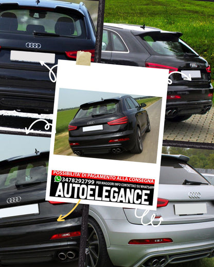 SPOILER POSTERIORE ADATTO PER AUDI Q3 8U ( 2011-2018 )