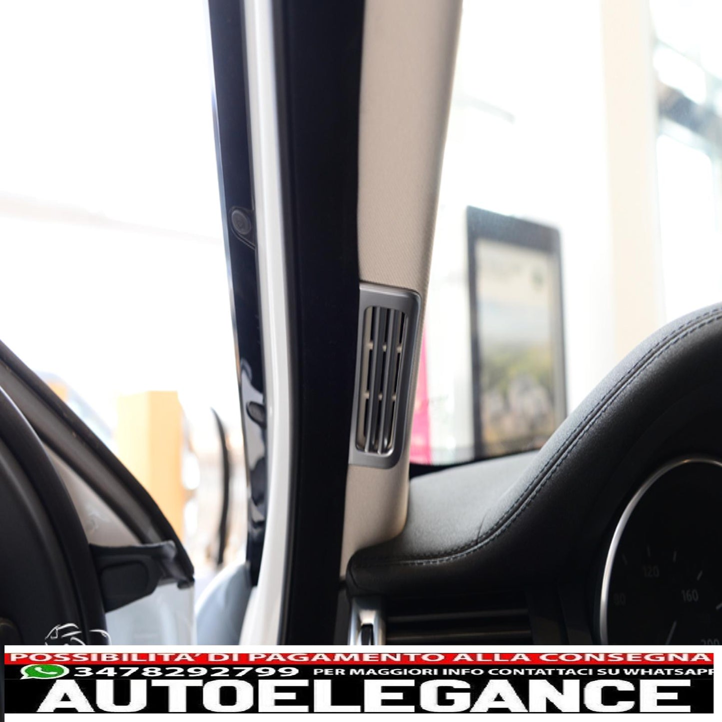 chrome frame mask ventilation rises a for range rover evoque - show original titleoriginal textchromrahmen blende lüftung a-saule für range rover evoque