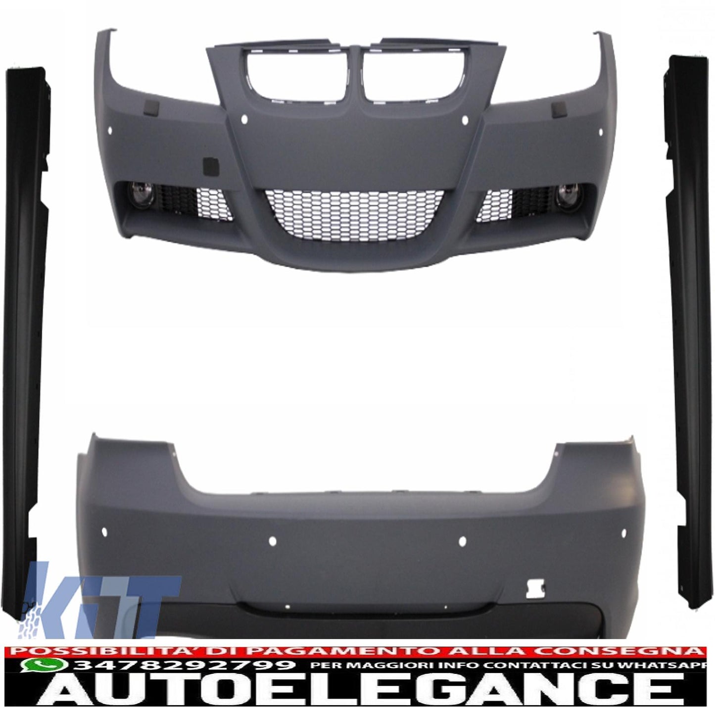 body kit suitable for bmw 3 series e90 (2005-2008) m-technik design 