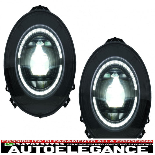 fari anteriori full led adatti per mercedes classe g w463 (2007-2017) design nero facelift 2018