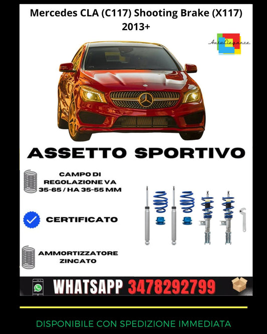🔥Assetto sportivo ADATTO PER Mercedes CLA (C117) e Shooting Brake (X117)🔥