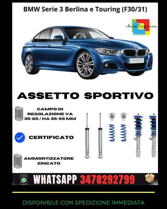 🔥Sports suspension SUITABLE FOR BMW 3 Series Sedan and Touring (F30/31)🔥