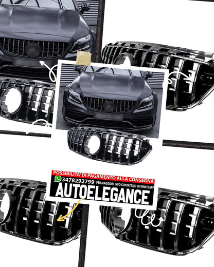GT Panamericana Grille suitable for Mercedes W213 S213 E63 ONLY black 
