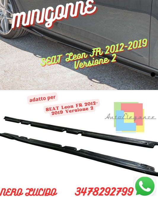 ✨✨Side Skirts SEAT Leon FR 2012-2019 Version 2✨✨ 