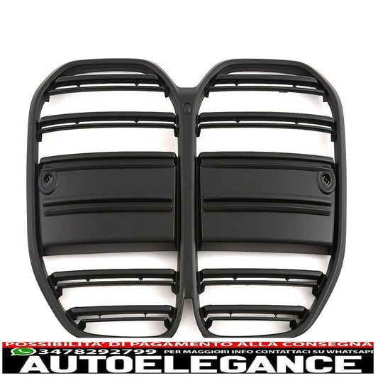 Adatto alla griglia del radiatore sportiva BMW Serie 4 G22 G23 nero opaco AUTOELEGANCERICAMBI