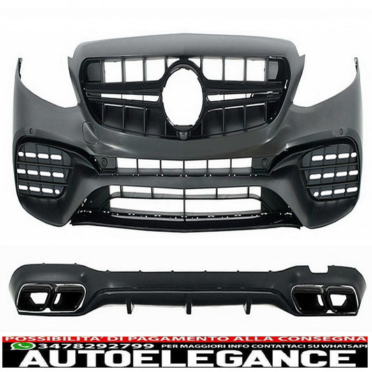 Exterior body kit suitable for mercedes e-class w213 (2016-2019) exhaust muffler tips design e63 