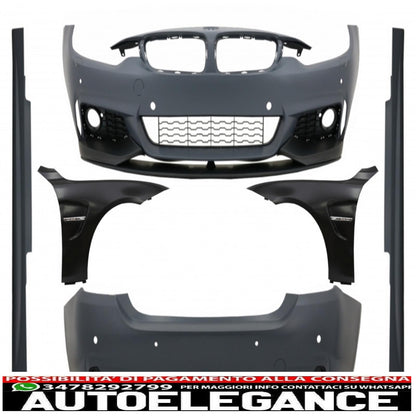 complete body kit with front fenders suitable for bmw 4 series f32 coupe f33 cabrio (2013-02.2017) m-performance design