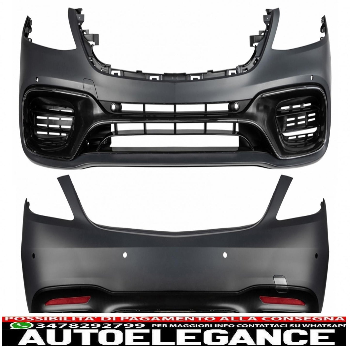 body kit suitable for mercedes s-class w222 restyling (2013-06.2017) design s63