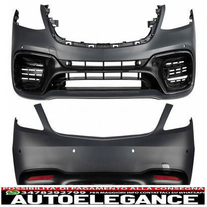 body kit suitable for mercedes s-class w222 restyling (2013-06.2017) design s63