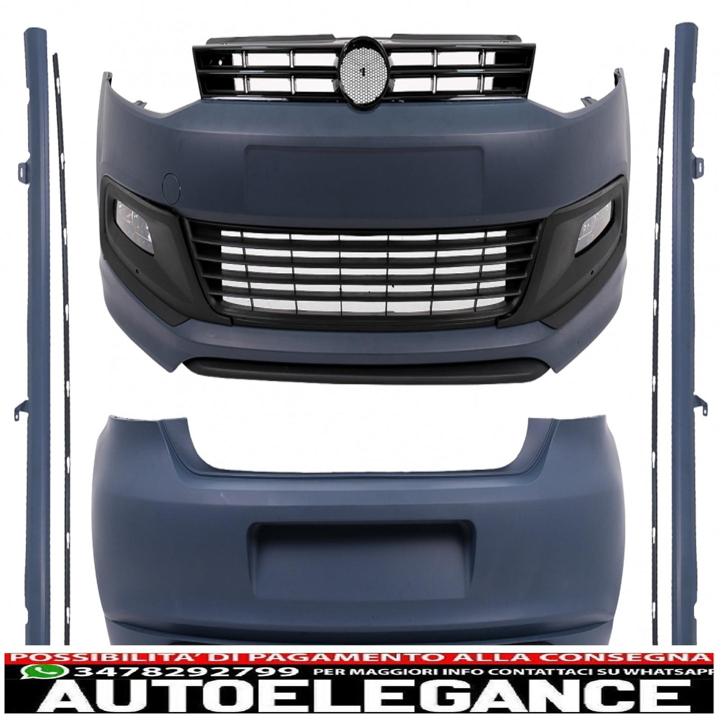 body kit suitable for vw polo 6r (2009-2017) r-line design 