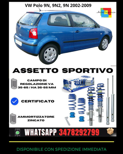 🔥Assetto sportivo ADATTO PER VW Polo 9N, 9N2, 9N3 2002-2009🔥
