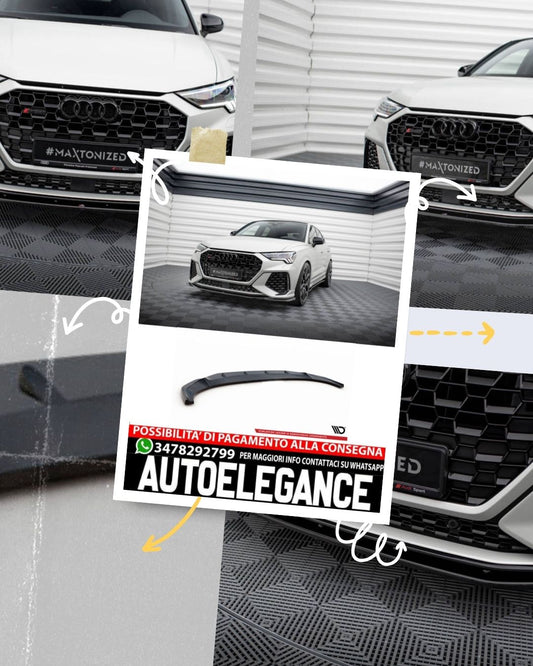 SPLITTER ANTERIORE adatto compatibile per V.2 AUDI RSQ3 F3  (2019 - )