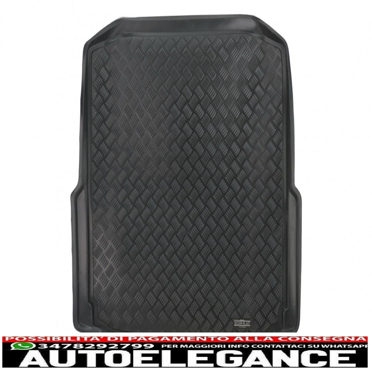 Black trunk mat suitable for skoda octavia iii sedan (2012-2019)