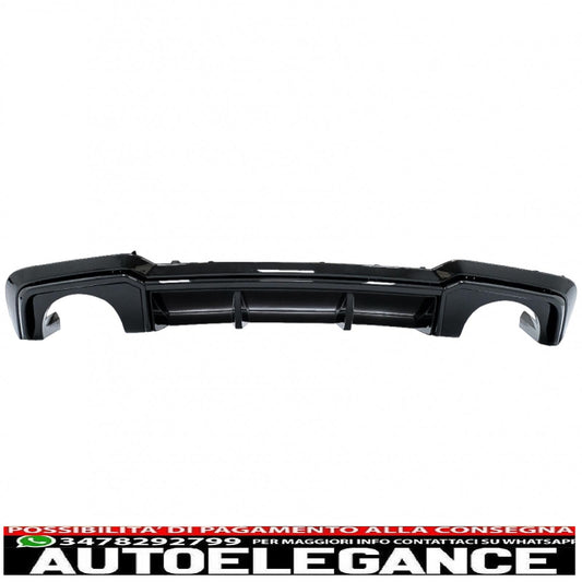 Diffusore mantovana paraurti posteriore adatto per audi a3 8v facelift (2016-2019) berlina cabrio rs3 solo design paraurti s-line pianoforte nero