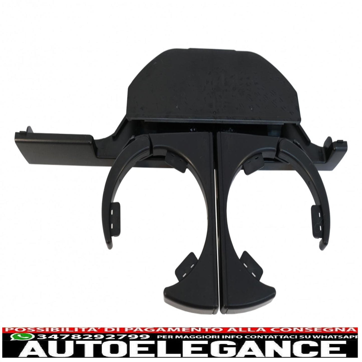 front cup holder suitable for bmw 5 series e39 sedan touring left (1995-2004) black