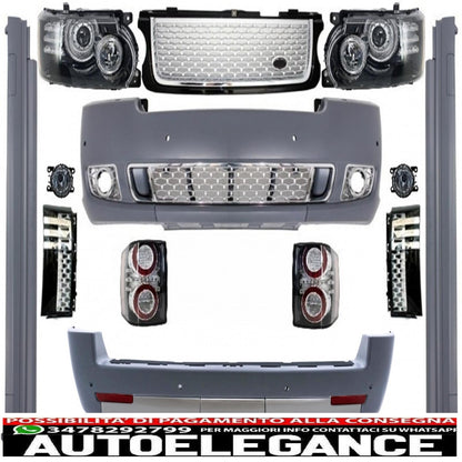 conversion body kit suitable for land rover vogue l322 (2002-2009) retrofit for autobiographical design restyling