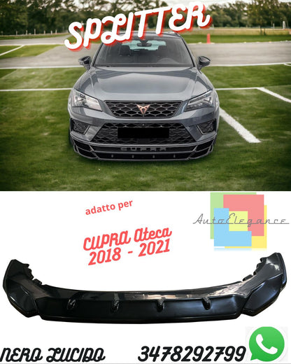 Splitter Anteriore CUPRA Ateca 2018 - 2021 Con ABE TÜV