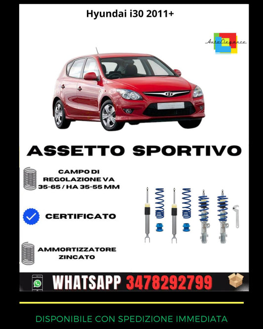 🔥Assetto sportivo PER Hyundai i30 1.4, 1.4 2011+🔥