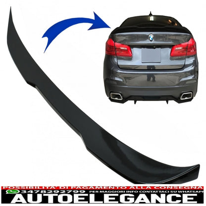 Trunk Spoiler Suitable for BMW 5 Series G30 (2017 onwards) M Performance Design Piano Black 