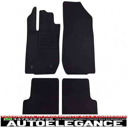 Graphite carpet mat suitable for Dacia Sandero ii 11/2012, Sandero ii Stepway 11/2012