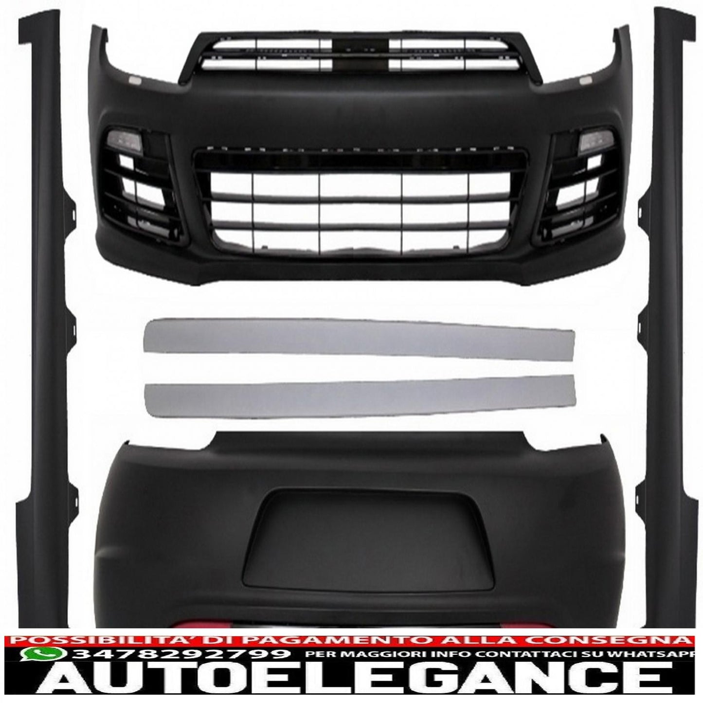 complete body kit suitable for vw scirocco mk3 iii (2008-2014) r-design