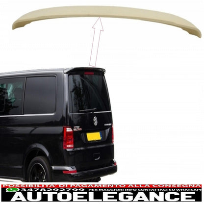 roof spoiler suitable for VW Transporter Multivan Caravelle T6 (2016+) single rear door 
