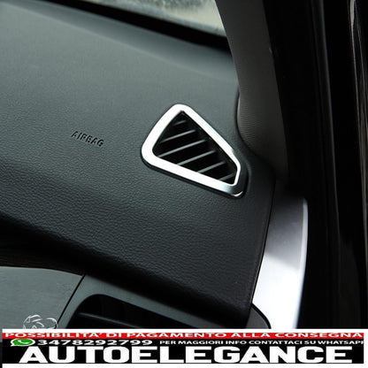 chrome frame dashboard ventilation air nozzle panel for bmw x5 f15 - show original titleoriginal textchromrahmen blende luftdüsen lüftung armaturenbrett für bmw x5 f15