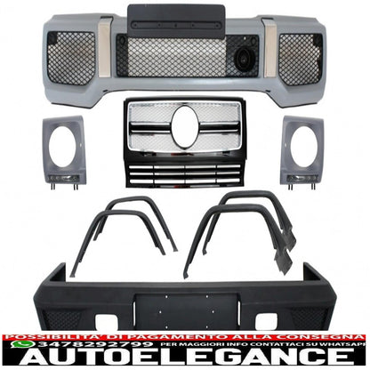 Complete conversion retrofit body kit suitable for mercedes g-class w463 (1989-2018) g63 g65 design