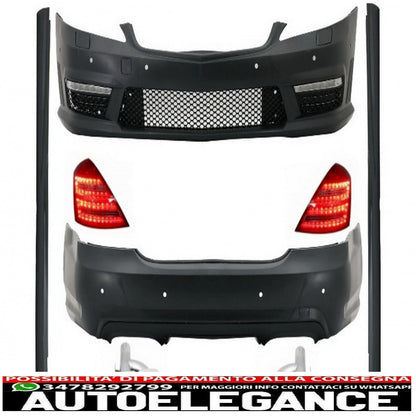 Complete body kit for restyling suitable for mercedes s class w221 lwb (2005-2009)