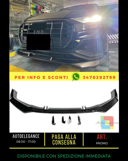 ⭐Splitter suitable for audi q8 sline look R optik⭐