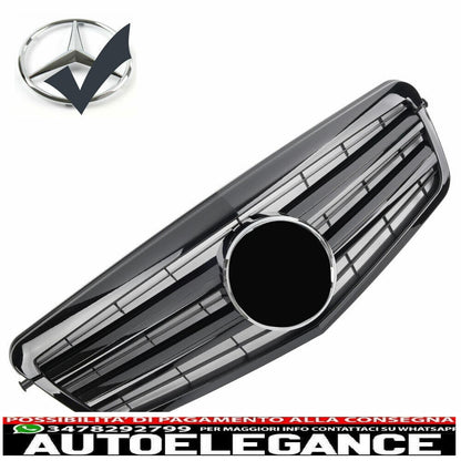 sport grill radiator grill suitable for mercedes w212 s212 up to 2013 glossy black - shows original titleoriginal textgrill sport kühlergrill passt für mercedes w212 s212 bis 2013 glanz schwarz