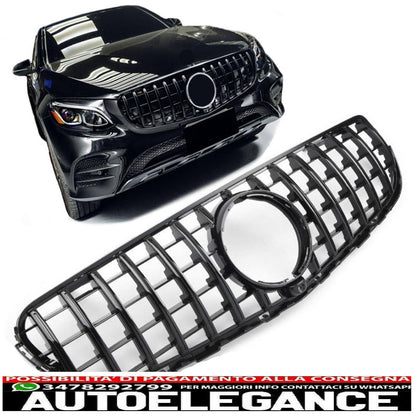 panamericana gt sport radiator grille 360° for mercedes x253 c253 glc...