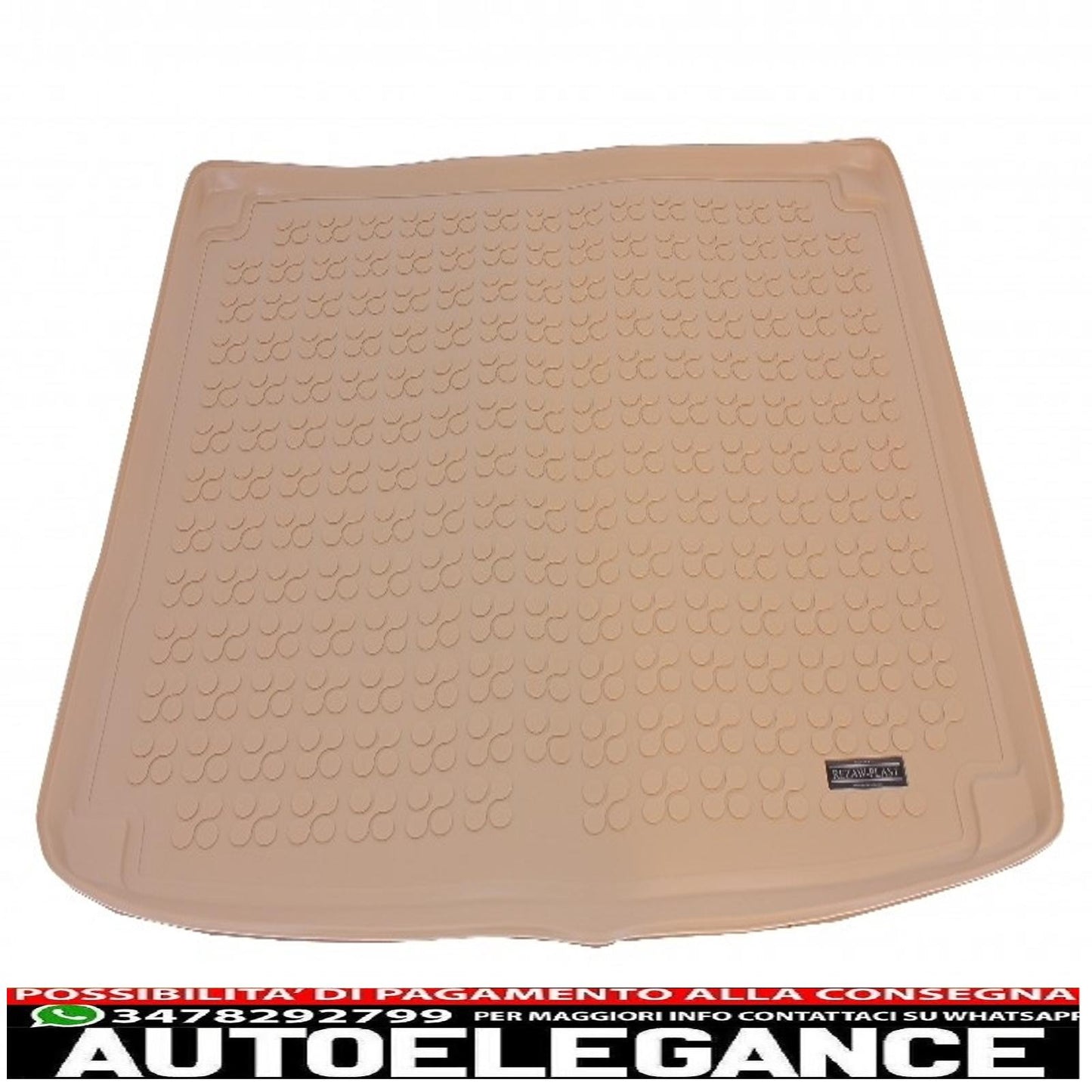 Beige trunk mat suitable for BMW X6 (F16) 2015-